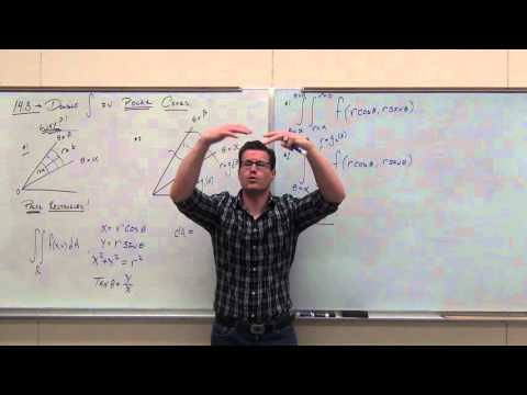 Calculus 3 Lecture 14.3:  Double Integrals over POLAR REGIONS