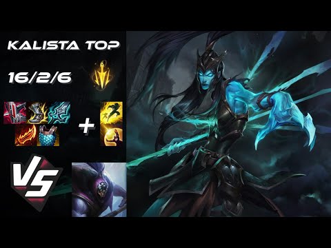 TOP Kalista vs Jax - EU Challenger Patch 14.22