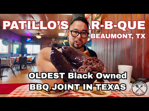 Patillo's BAR-B-QUE ist das älteste schwarze Grillrestaurant in TEXAS!!