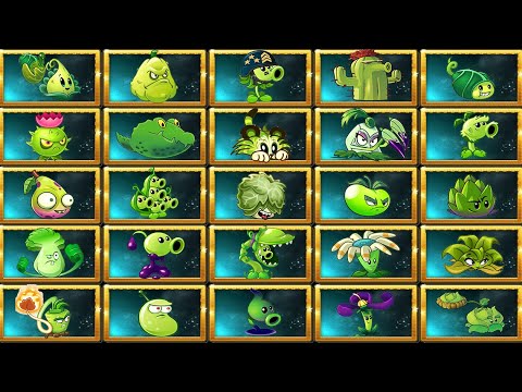 PvZ 2 Tournament All GREEN Plants Challenge! - Who Is The Champion? Plants vs Zombies 2 - Funny PvZ2
