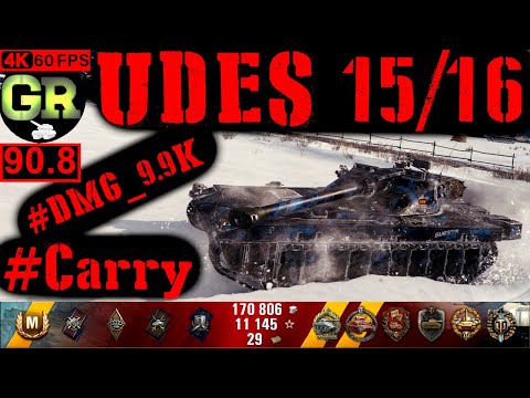 91_World of Tanks UDES 15/16 WoT Replay - 8 Kills 9.9K DMG(Patch 1.5.0)