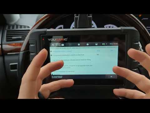 Test Mercedes-Benz Airmatic Air Suspension Compressor Condition with YOUCANIC Scanner