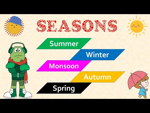Seasons for Kids | Seasons | 5 Seasons on the earth | Summer, Winter, Monsoon, Autumn, Spring