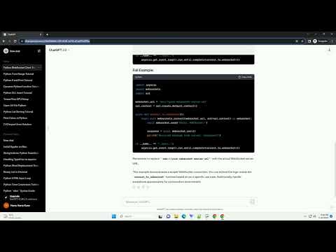 How To Create Python Secure Websocket Client Request