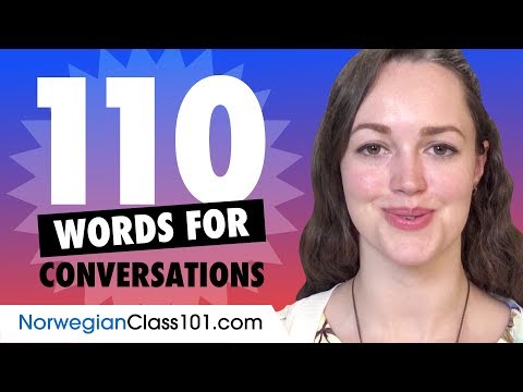 110 Norwegian Words For Daily Life Conversations