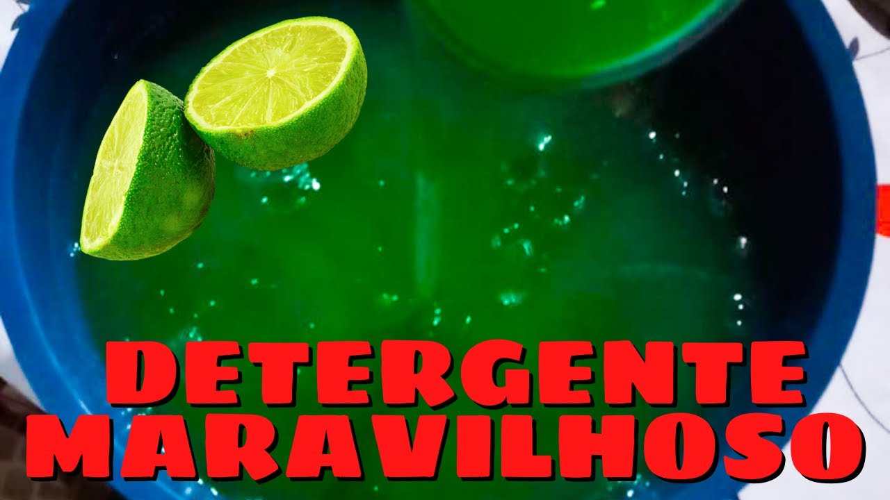 DETERGENTE DE LIMÃO (MARAVILHOSO)