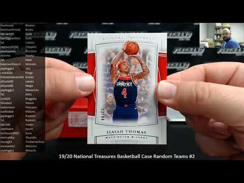 HUGE JA! 6/12/2020 19/20 National Treasures Basketball Case Random Teams #2