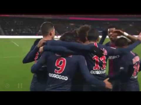Goal Cavani 1-0 PSG vs Rennes