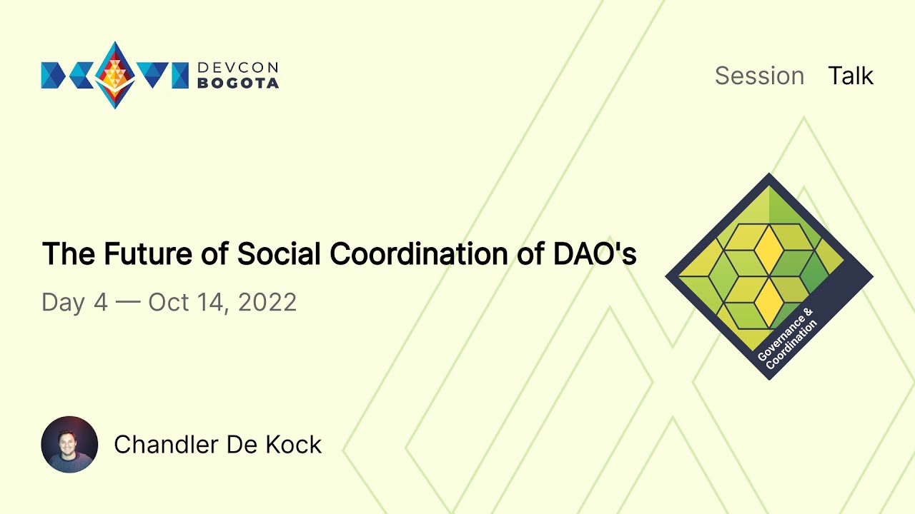 The Future of Social Coordination of DAO's preview