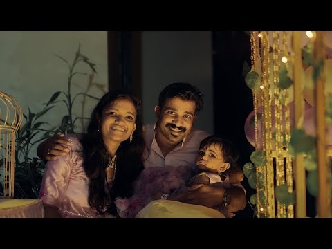 💕Kallu's first birthday celebration video💕|Anarghya|Anoop|Reshma