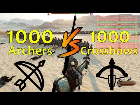 Archers or Crossbow. Who Wins? Mount and Blade 2 Bannerlord