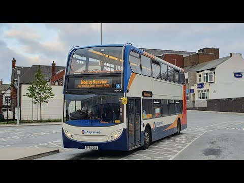 Journey on Route X34 | SP60DSV/19644 - Stagecoach North East: Dennis Trident 2/ADL Enviro 400