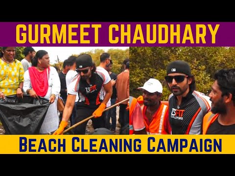 Gurmeet Chaudhary Inspires Fans to Keep Beaches Clean While Leading by Example
