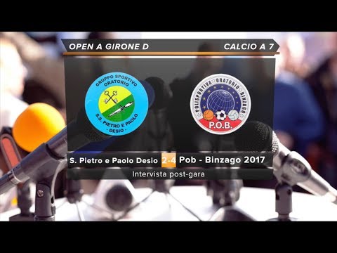 Intervista Pob - Binzago 2017 - Marco Molteni