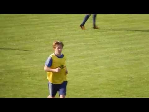 Гол Павла Баскакова на тренировке ФК "Сморгонь" 01.05.2014