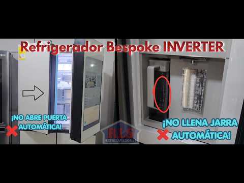 Refrigerador BESPOKE INVERTER NO llena jarra automática, NO abre puerta automática...  ¡¡SOLUCIÓN!!