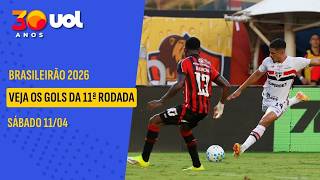 SÃO PAULO PERDE PARA O VITÓRIA, SANTOS GANHA DO GALO E GRENAL FICA NO EMPATE; VEJA GOLS DE SÁBADO