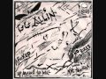 GG Allin and the Jabbers - No Rules 7' 