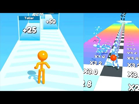 Taller | Thicker | Thinner | Shorter | Bonus | Boss in Tall Man Run | Gameplay Walkthrough #3d