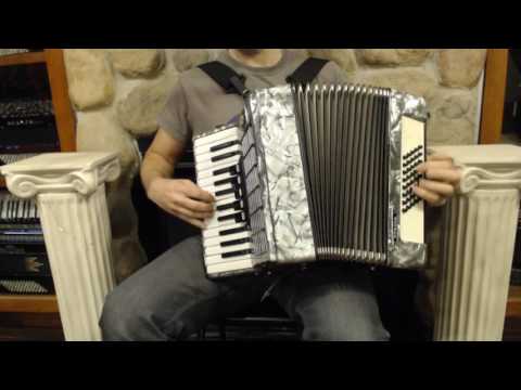 2424 - Grey Pearl Weltmeister Stella Piano Accordion 26 40 LMM $595