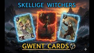 Gwent | Skellige witcher Renfri vs #scoiatael #monsters #witcher Card Game26062808