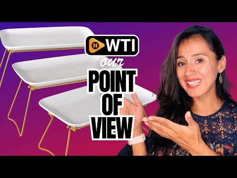 HAPPY KIT 3 Tier Serving Tray Set with Gold Freely Combinable Rack - WTI product video review