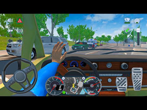 Taxi Simulator picks up passenger: City Taxi Driver Driving 3D - car game android gameplay