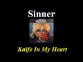 Sinner - Knife in My Heart - Lyrics - Tradução pt-BR