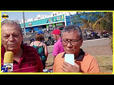 TV Educativa. Mário Teruya entrevista Profº Juvenal Presidente APEOESP no Plebiscito Popular Marília SP 24 Agosto de 2025