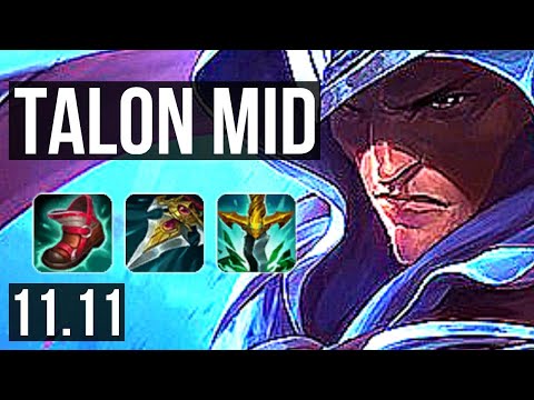 TALON vs KARTHUS (MID) | 10 solo kills, 2.3M mastery, 1700+ games, Legendary | EUW Master | v11.11