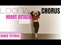 CHUU - HEART ATTACK DANCE TUTORIAL (Mirrored & Explanation) CHORUS