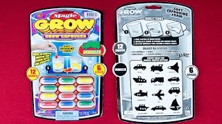 Magic Grow Capsules Vehicles Cars Planes Trains Boats