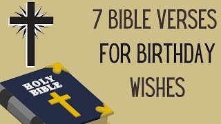 7 Bible Verses For Birthday Wishes