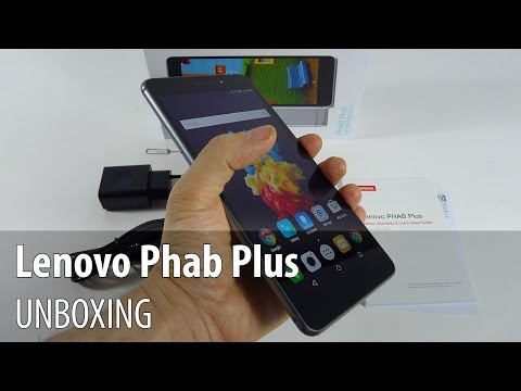 Lenovo Phab Plus Unboxing (6.8 inch Phablet) - GSMDome.com