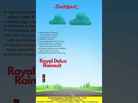 Duckback Royal Delux Rain Suit
