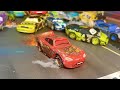 Disney Cars Damaged Piston Cup Racers Collection Custom Diecast Tutorial