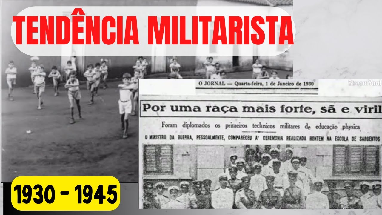 TENDÊNCIA MILITARISTA DA EDUCAÇÃO FÍSICA (1930 - 1945) #educaçãofísica #militarismo #educação