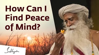 Your Peace in Your Control | Sadhguru