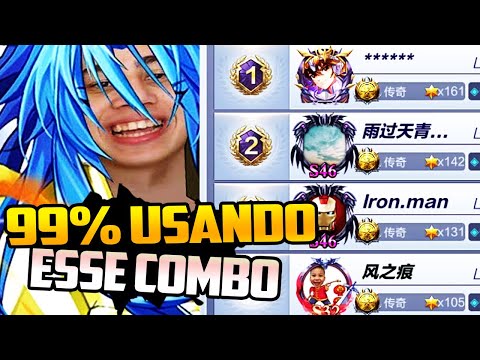 ESSE COMBO DE DEFTEROS COM ONEIROS, TÁ DOMINANDO O GALÁTICO CHINÊS | Saint Seiya Awakening