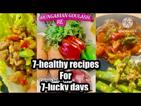 7-HEALTHY RECIPES FOR 7-LUCKY DAYS//hyper Juliet’s channel