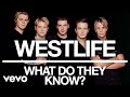 Westlife - What Do They Know? (Official Audio)