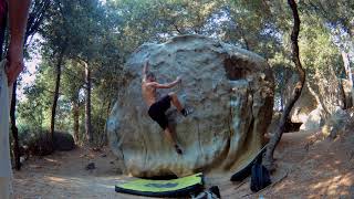 Video thumbnail of Crocanti, 6a+. Can Boquet