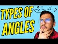 Types of Angles - 4th Grade - Obtuse, Acute, Right, & Straight Angles | Math Tutorial