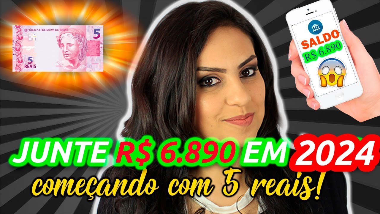 5 TRUQUES pra TER MAIS DINHEIRO que qualquer pessoa pode usar em 2024! MUITO FÁCIL - 52 semanas