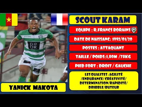 YANICK MAKOTA [Royal Francs Borains-belgium] |SKILLS...|2017/18 (HD)