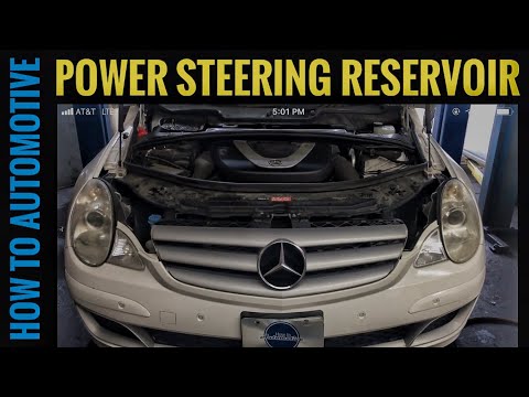 How To Re-seal The Power Steering Reservoir On A 2006-2012 Mercedes R350 W164