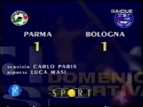 1999-00 (2a - 12-09-1999) Parma-Bologna 1-1 [Signori,Aut.Ingesson] Servizio D.S.Rai2