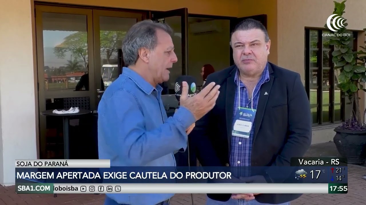 Margem apertada exige cautela do produtor de soja no Paraná