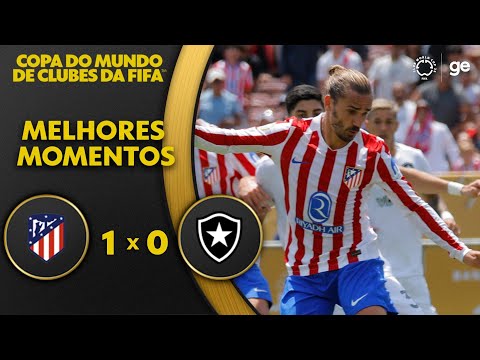 Gols e lances de Atlético de Madri x Botafogo