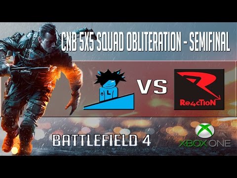 BF4 - NARRAÇÃO 58 - CNB X5 Squad Obliteration - Reaction vs LuNatic (Semifinal)